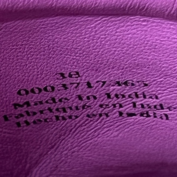 FREE PEOPLE CAMBRIA CLOG LEATHER SZ 38 WISTERIA EUC WORN ONCE - Picture 5 of 6